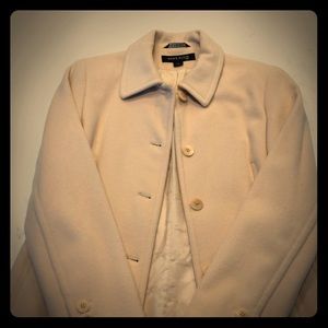 Anne Klein wool cashmere blend coat pink size 4